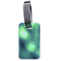 Green Vibrant Abstract Luggage Tag (two Sides) by DimitriosArt