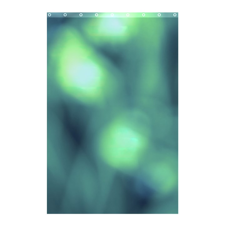 Green Vibrant Abstract Shower Curtain 48  x 72  (Small) 