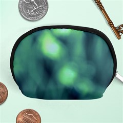 Green Vibrant Abstract Accessory Pouch (medium)