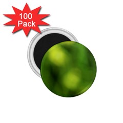 Green Vibrant Abstract No3 1 75  Magnets (100 Pack)  by DimitriosArt