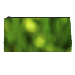 Green Vibrant Abstract No3 Pencil Case by DimitriosArt