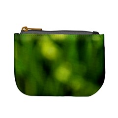 Green Vibrant Abstract No3 Mini Coin Purse by DimitriosArt