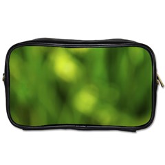 Green Vibrant Abstract No3 Toiletries Bag (two Sides) by DimitriosArt