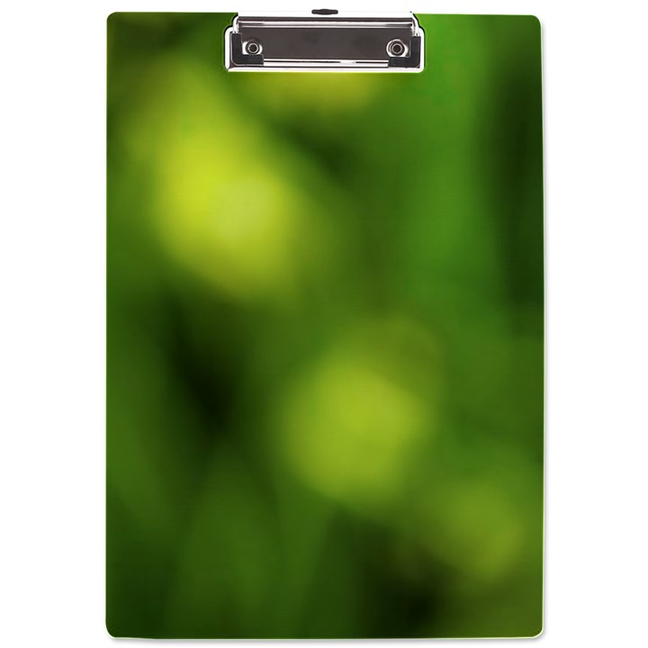 Green Vibrant Abstract No3 A4 Clipboard