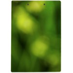 Green Vibrant Abstract No3 A4 Clipboard Back