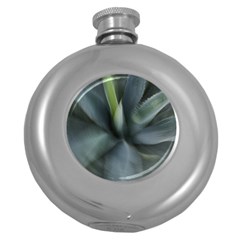 The Agave Heart In Motion Round Hip Flask (5 Oz) by DimitriosArt