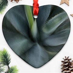 The Agave Heart In Motion Heart Ornament (two Sides) by DimitriosArt