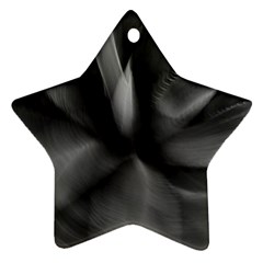 Black Agave Heart In Motion Ornament (star) by DimitriosArt