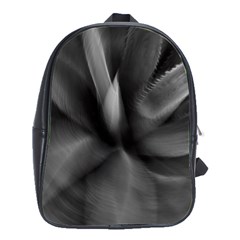 Black Agave Heart In Motion School Bag (large) by DimitriosArt