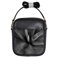 Black Agave Heart In Motion Girls Sling Bag by DimitriosArt