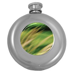 Color Motion Under The Light Round Hip Flask (5 Oz) by DimitriosArt