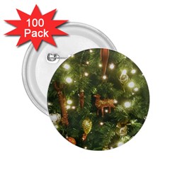 Christmas Tree Decoration Photo 2 25  Buttons (100 Pack)  by dflcprintsclothing