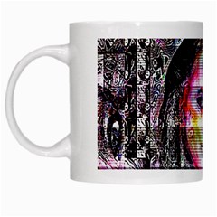 Hungry Eyes Ii White Mugs by MRNStudios