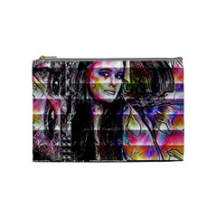 Hungry Eyes Ii Cosmetic Bag (medium) by MRNStudios