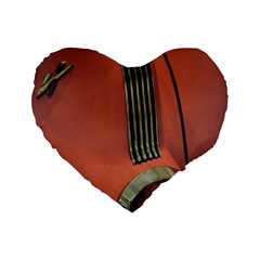 Always Classic Standard 16  Premium Flano Heart Shape Cushions by DimitriosArt