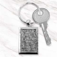 Ancient Greek Typography Photo Key Chain (rectangle) by dflcprintsclothing