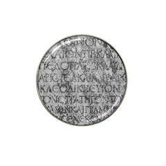 Ancient Greek Typography Photo Hat Clip Ball Marker (10 Pack) by dflcprintsclothing