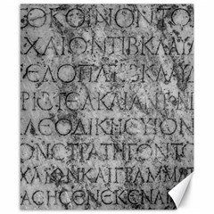 Ancient Greek Typography Photo Canvas 8  X 10  by dflcprintsclothing