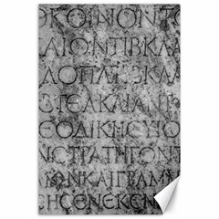 Ancient Greek Typography Photo Canvas 24  X 36  by dflcprintsclothing