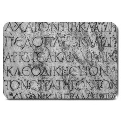 Ancient Greek Typography Photo Large Doormat 