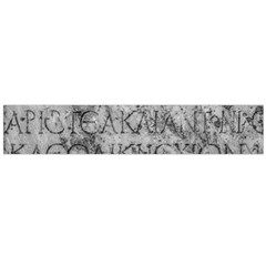 Ancient Greek Typography Photo Large Flano Scarf  by dflcprintsclothing