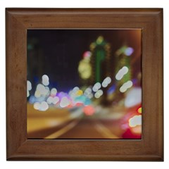 City Lights Series No4 Framed Tile by DimitriosArt