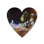 City Lights Series No4 Heart Magnet Front