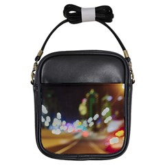 City Lights Series No4 Girls Sling Bag by DimitriosArt