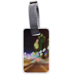 City Lights Series No4 Luggage Tag (one Side) by DimitriosArt