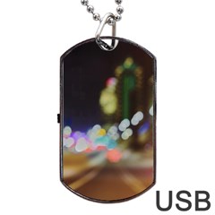 City Lights Series No4 Dog Tag Usb Flash (one Side)