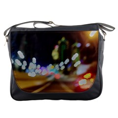 City Lights Series No4 Messenger Bag by DimitriosArt