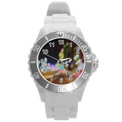 City Lights Series No4 Round Plastic Sport Watch (l) by DimitriosArt