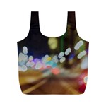 City Lights Series No4 Full Print Recycle Bag (M) Back