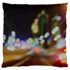 City Lights Series No4 Standard Flano Cushion Case (two Sides) by DimitriosArt