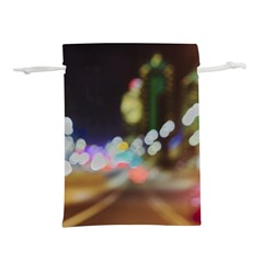 City Lights Series No4 Lightweight Drawstring Pouch (l) by DimitriosArt