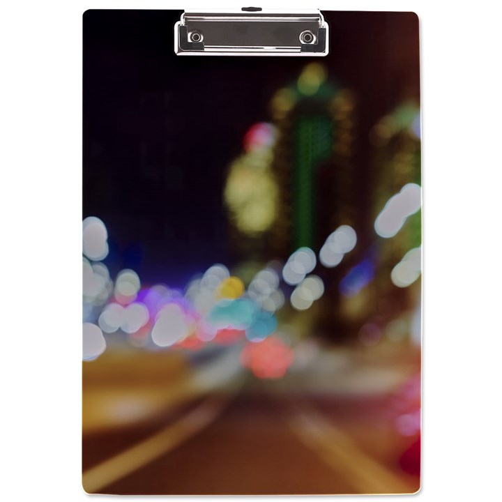 City Lights Series No4 A4 Clipboard