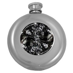 Celestial Diamonds Round Hip Flask (5 Oz) by MRNStudios