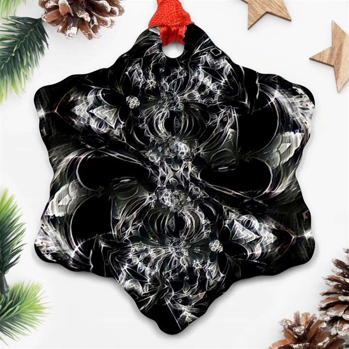 Celestial Diamonds Snowflake Ornament (Two Sides)