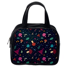 Bright Mushrooms Classic Handbag (one Side) by SychEva