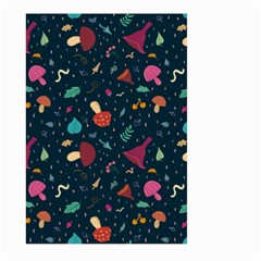 Bright Mushrooms Large Garden Flag (two Sides) by SychEva