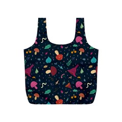 Bright Mushrooms Full Print Recycle Bag (s) by SychEva