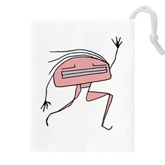 Alien Dancing Girl Drawing Drawstring Pouch (5XL)