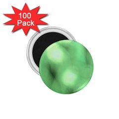 Green Vibrant Abstract No4 1.75  Magnets (100 pack) 