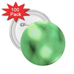 Green Vibrant Abstract No4 2.25  Buttons (100 pack)  Front