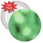 Green Vibrant Abstract No4 3  Buttons (100 pack)  Front