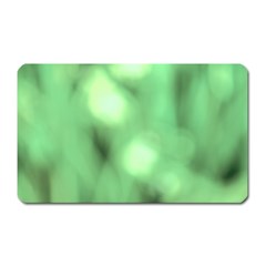 Green Vibrant Abstract No4 Magnet (rectangular) by DimitriosArt