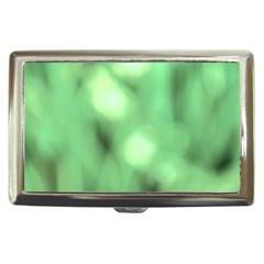 Green Vibrant Abstract No4 Cigarette Money Case