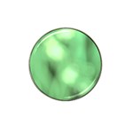 Green Vibrant Abstract No4 Hat Clip Ball Marker (4 pack) Front