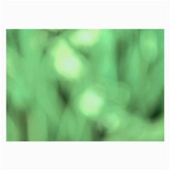 Green Vibrant Abstract No4 Large Glasses Cloth by DimitriosArt