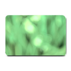 Green Vibrant Abstract No4 Small Doormat  by DimitriosArt